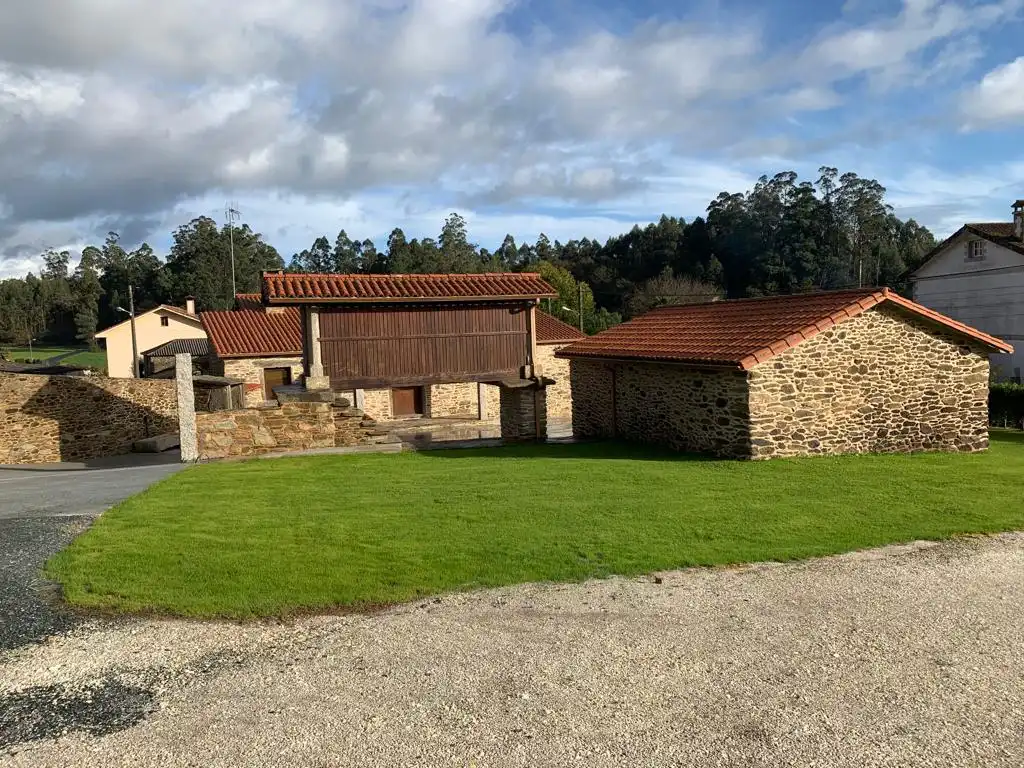 Vista exterior de Casa o xalet de lloguer en Boqueixón amb Calefacció i Jardí privat