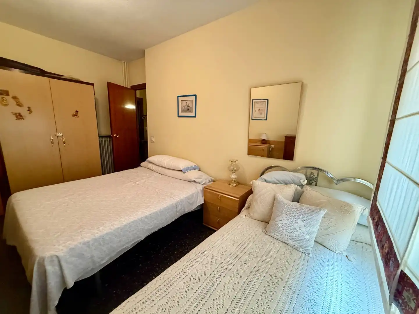 Bedroom of Flat for sale in Ciudad Real  with Air Conditioner, Heating and Furnished