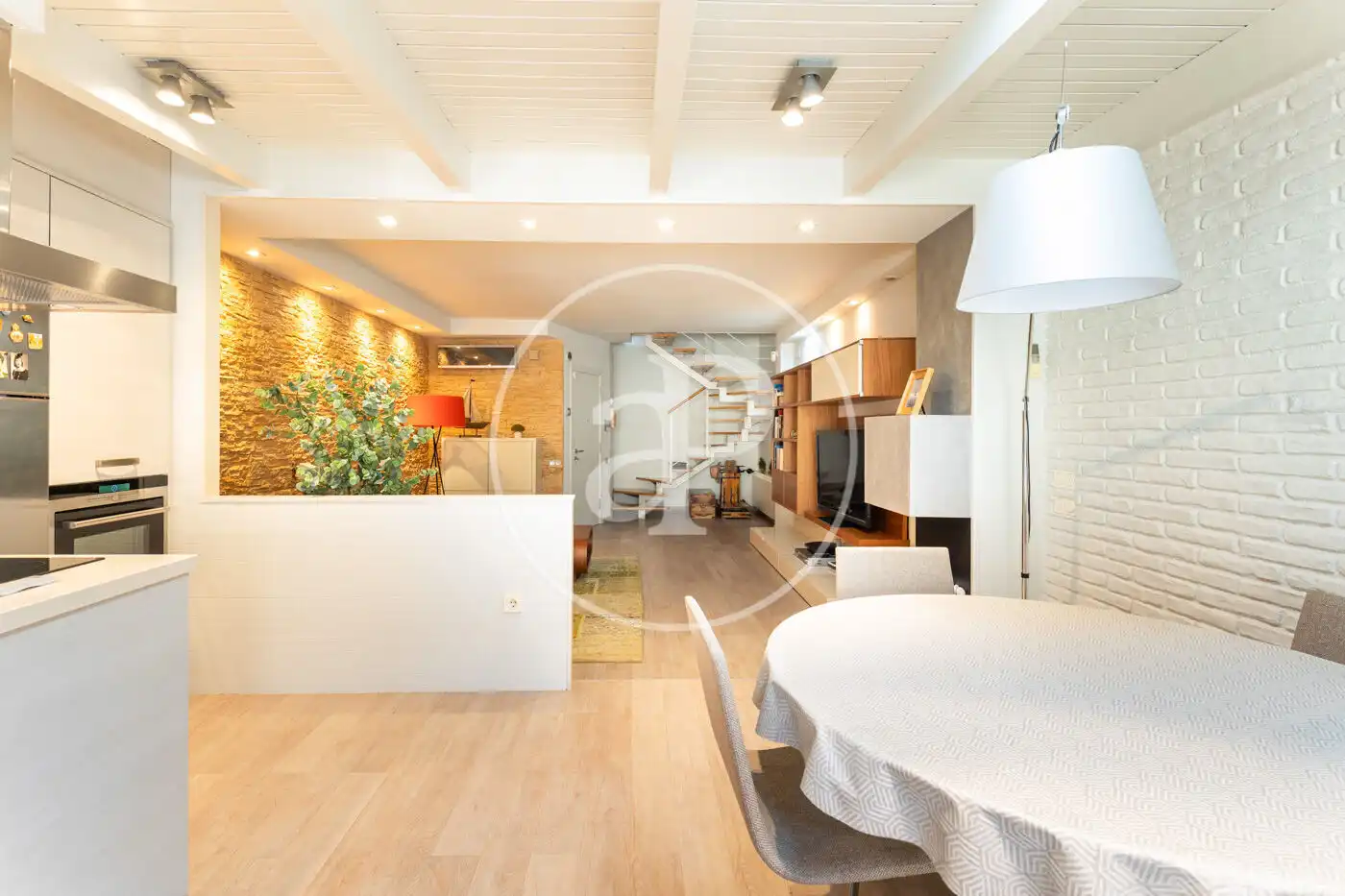 Sala d'estar de Dúplex en venda en Sabadell amb Aire condicionat, Calefacció i Terrassa