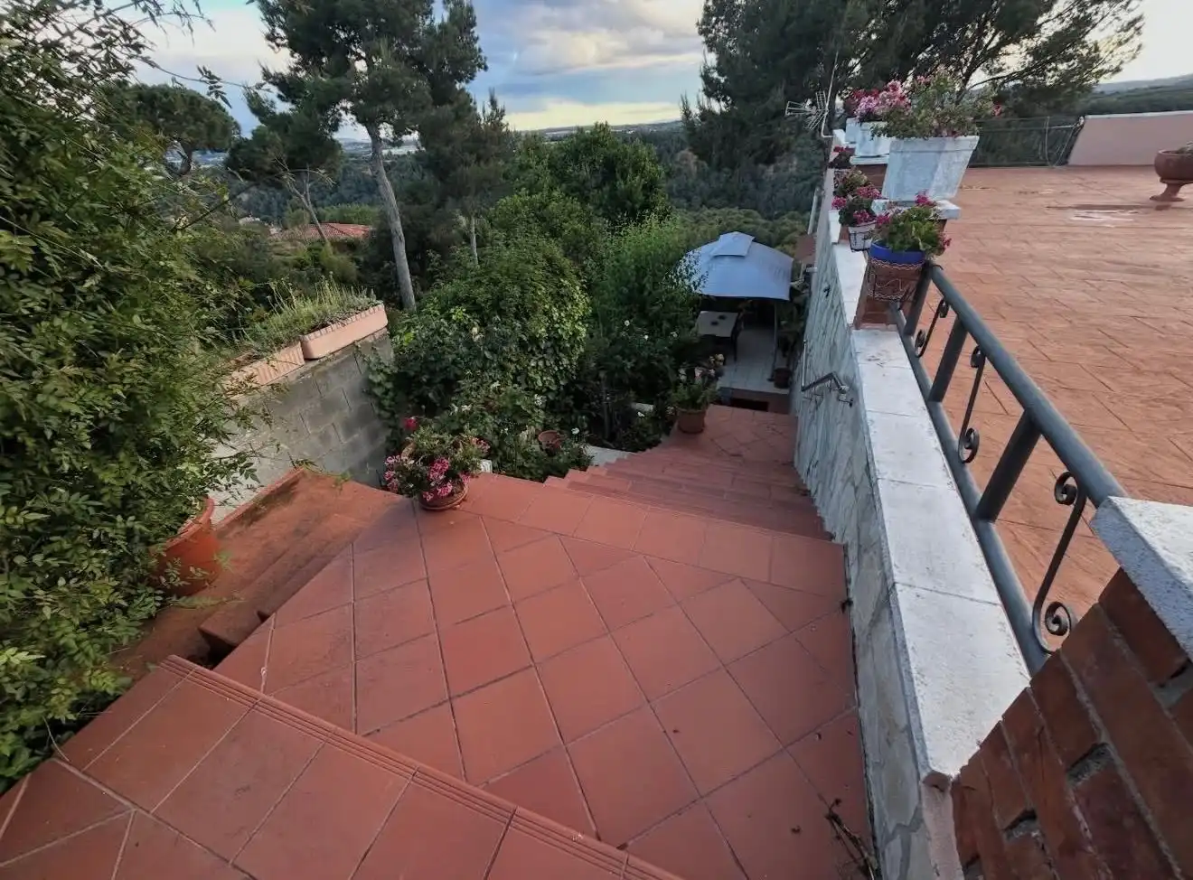 Terrace of Houses for rent in Els Hostalets de Pierola  with Air Conditioner, Heating and Private garden