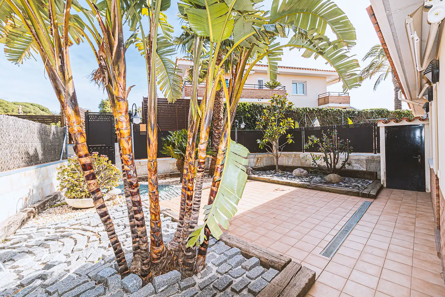 Terrassa de Casa adosada en venda en Sant Pol de Mar amb Calefacció, Jardí privat i Terrassa
