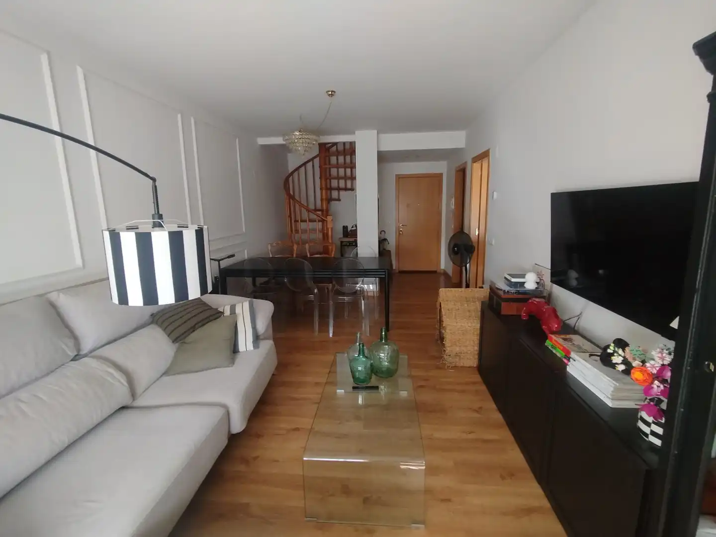 Living room of Flat for sale in Binéfar  with Air Conditioner, Heating and Balcony