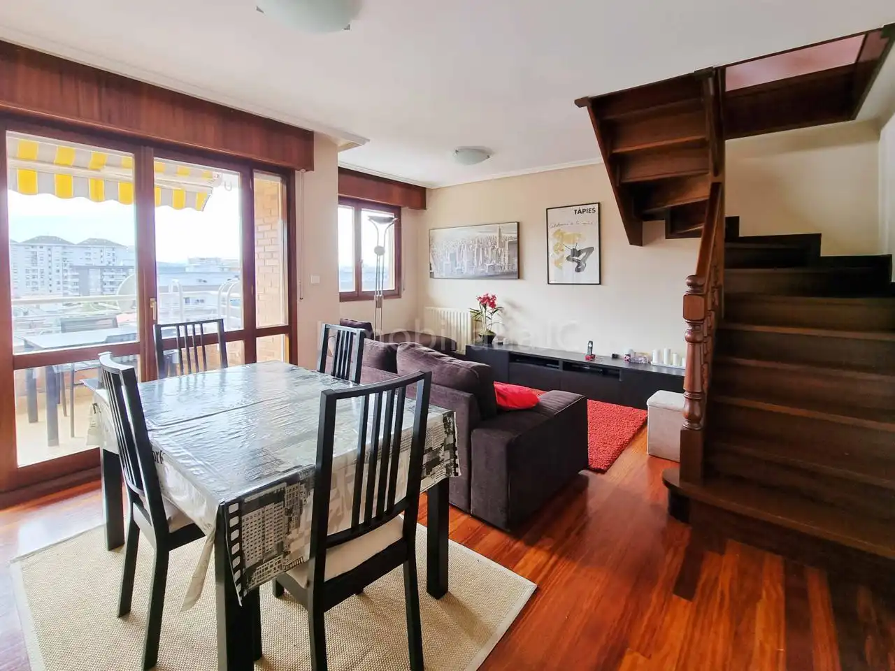 Living room of Flat for share in Laredo  with Heating and Furnished