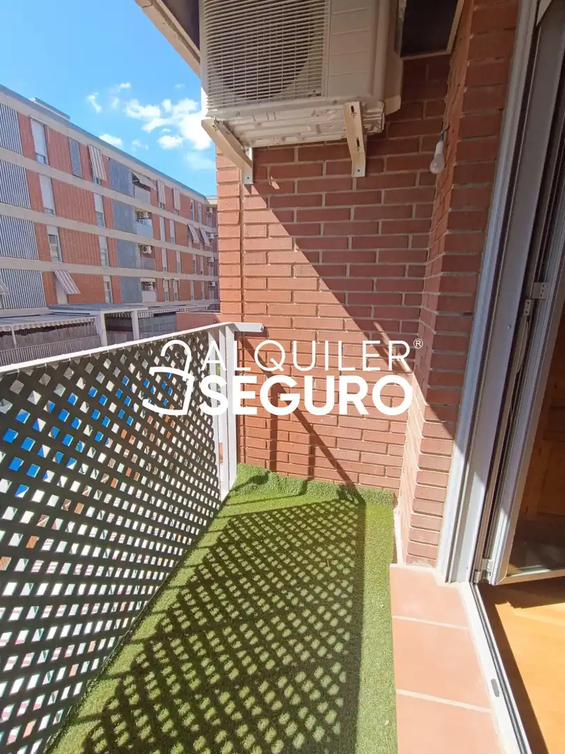 Balcony of Flat for rent in Leganés  with Air Conditioner, Heating and Terrace