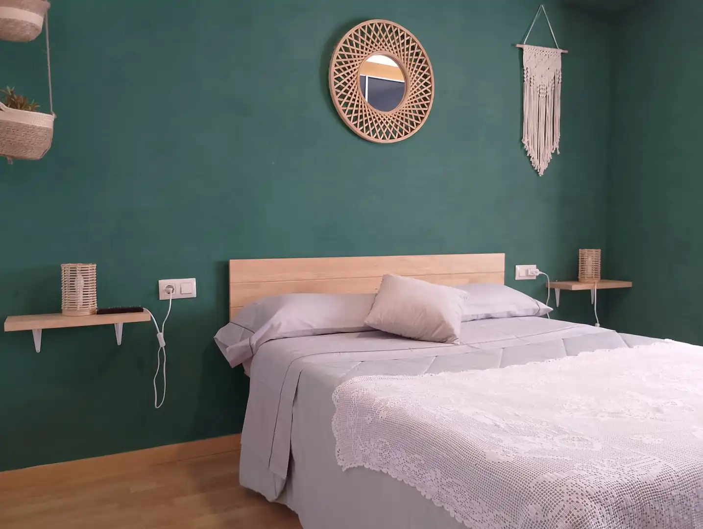Bedroom of Flat for rent in El Real de Gandia  with Air Conditioner, Storage room and Furnished