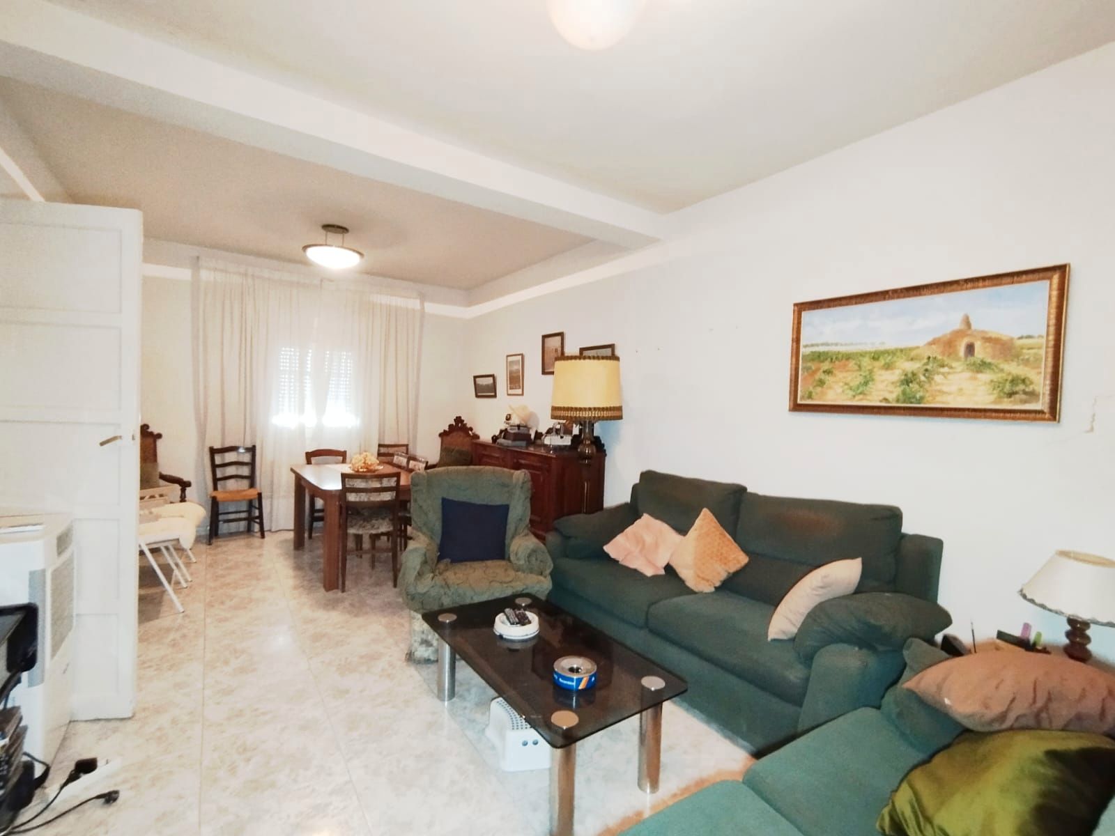 Living room of Single-family semi-detached for sale in Tomelloso  with Storage room and Furnished