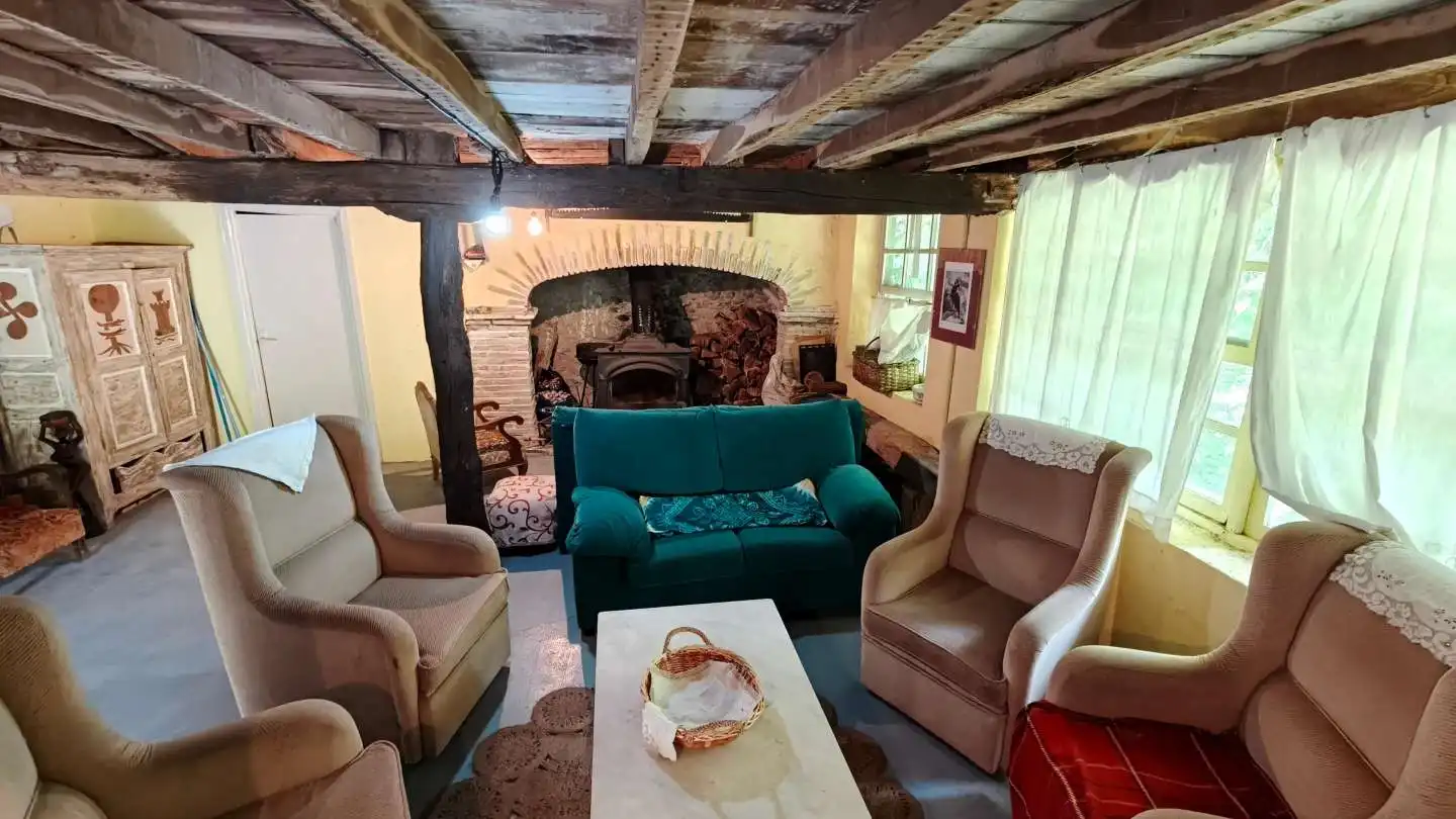Sala de estar de Casa o chalet en venta en Hernani con Jardín privado, Terraza y Trastero