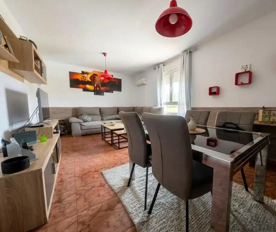 Sala de estar de Casa o chalet en venta en Plasencia con Aire acondicionado y Jardín privado