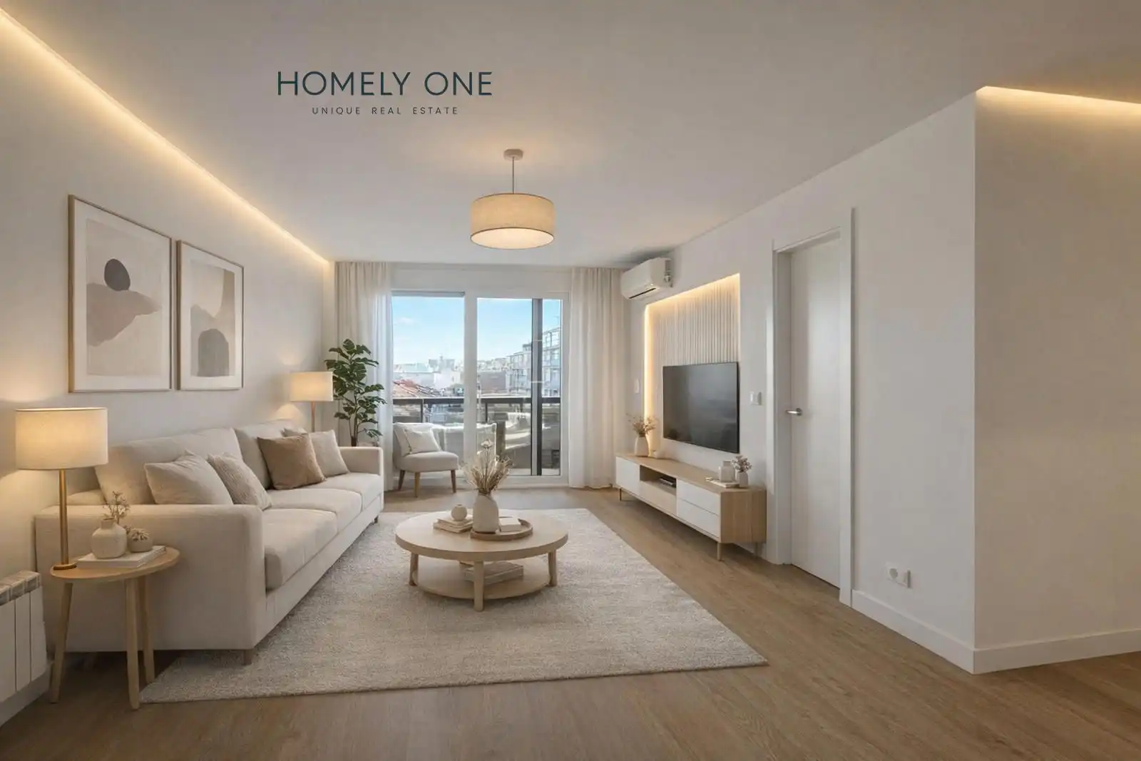 Living room of Flat for sale in  Madrid Capital  with Air Conditioner, Heating and Terrace