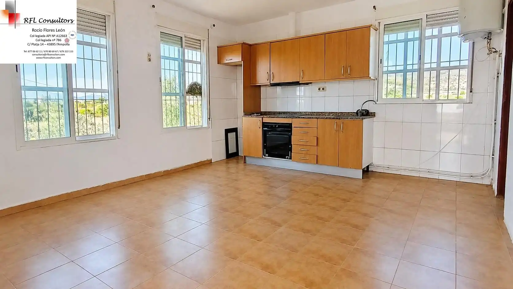 Cocina de Finca rústica en venta en Cabanes con Jardín privado y Terraza