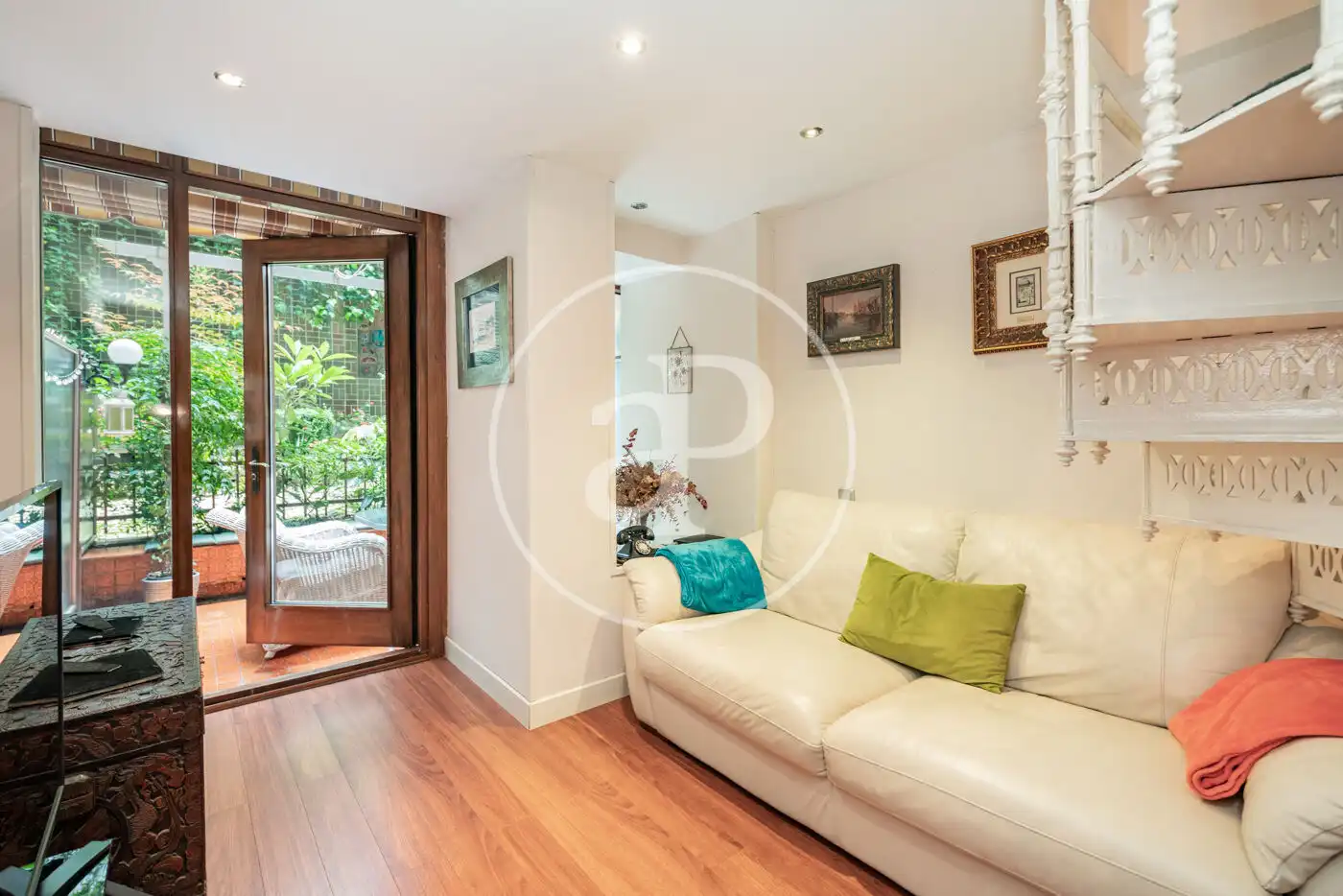 Garten von Maisonette zur Miete in Madrid mit Klimaanlage, Heizung und Privatgarten
