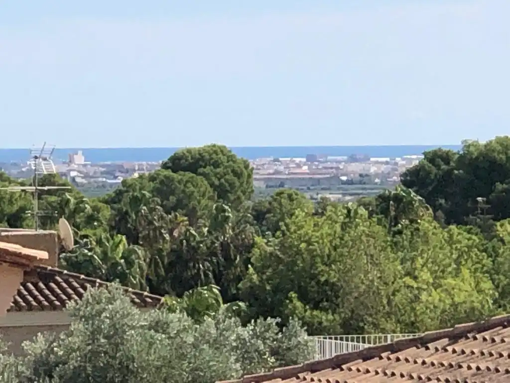 Vista exterior de Casa adosada de alquiler en Godella con Calefacción y Piscina