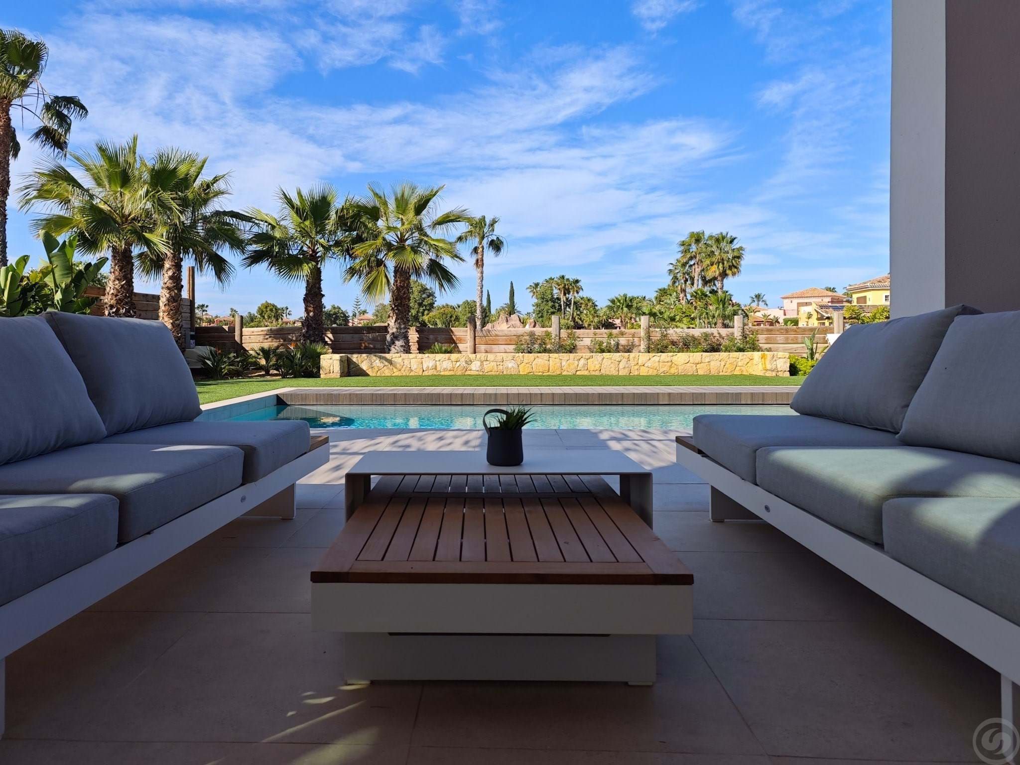 Terrassa de Casa o xalet en venda en Cuevas del Almanzora amb Calefacció, Jardí privat i Terrassa