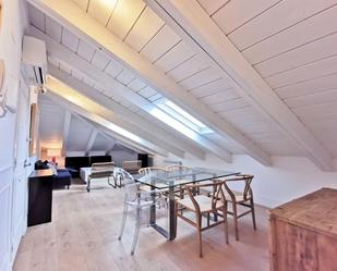 Dining room of Attic to rent in  Madrid Capital  with Air Conditioner