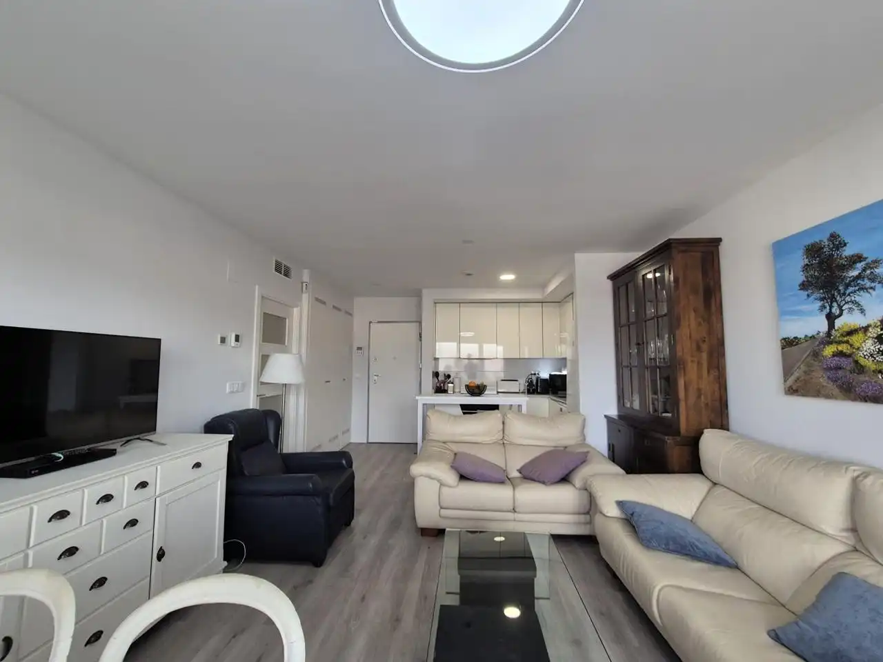 Living room of Flat for sale in El Campello  with Air Conditioner and Terrace