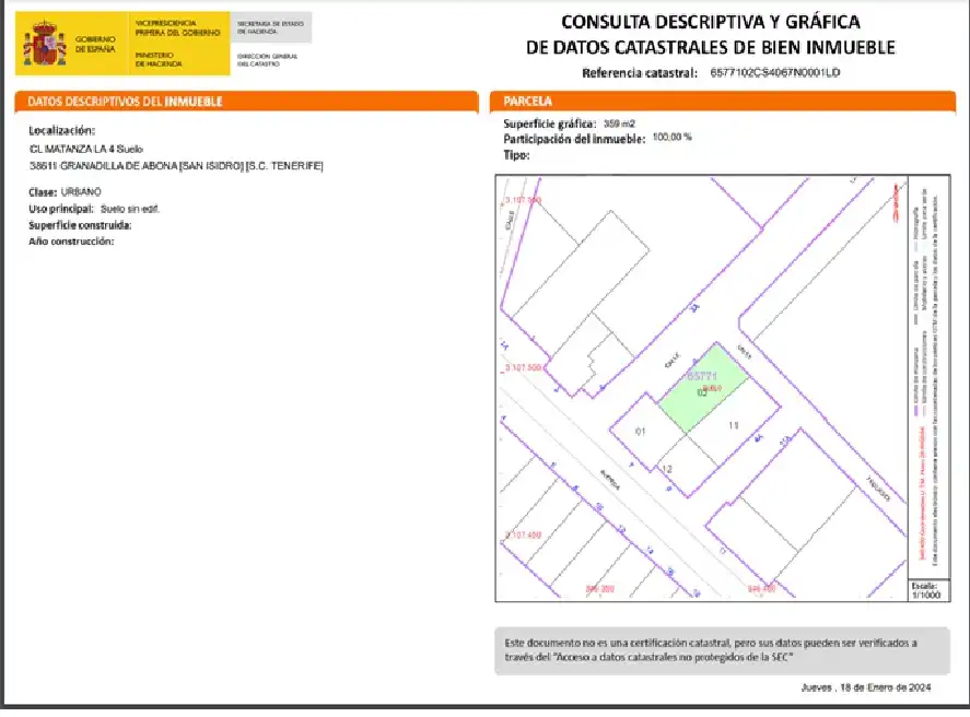Residential for sale in Granadilla de Abona