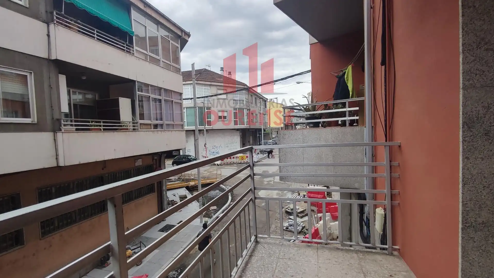 Terraza de Piso de alquiler en Ourense Capital  con Calefacción, Amueblado y Balcón