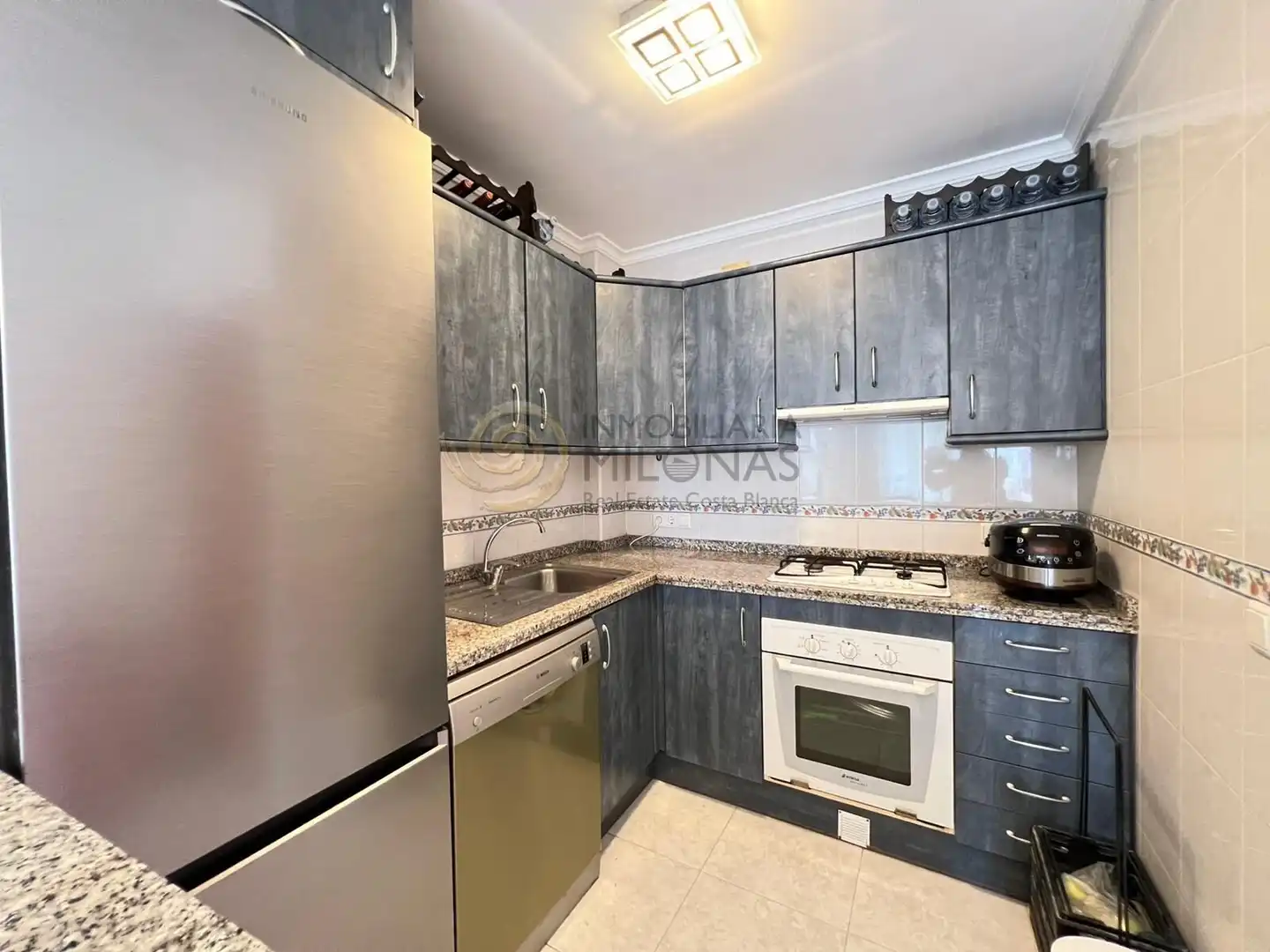 Cocina de Apartamento en venta en Benitachell / El Poble Nou de Benitatxell con Jardín privado, Terraza y Amueblado