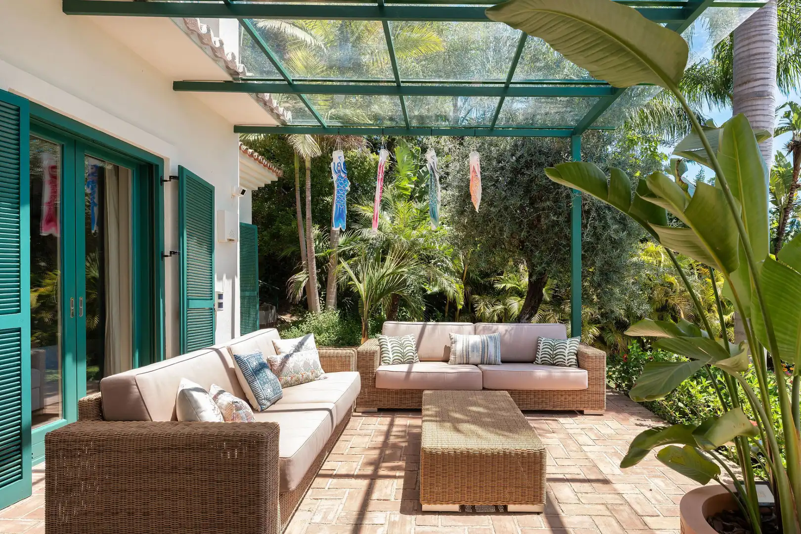 Terrassa de Casa o xalet en venda en Marbella amb Aire condicionat, Calefacció i Jardí privat