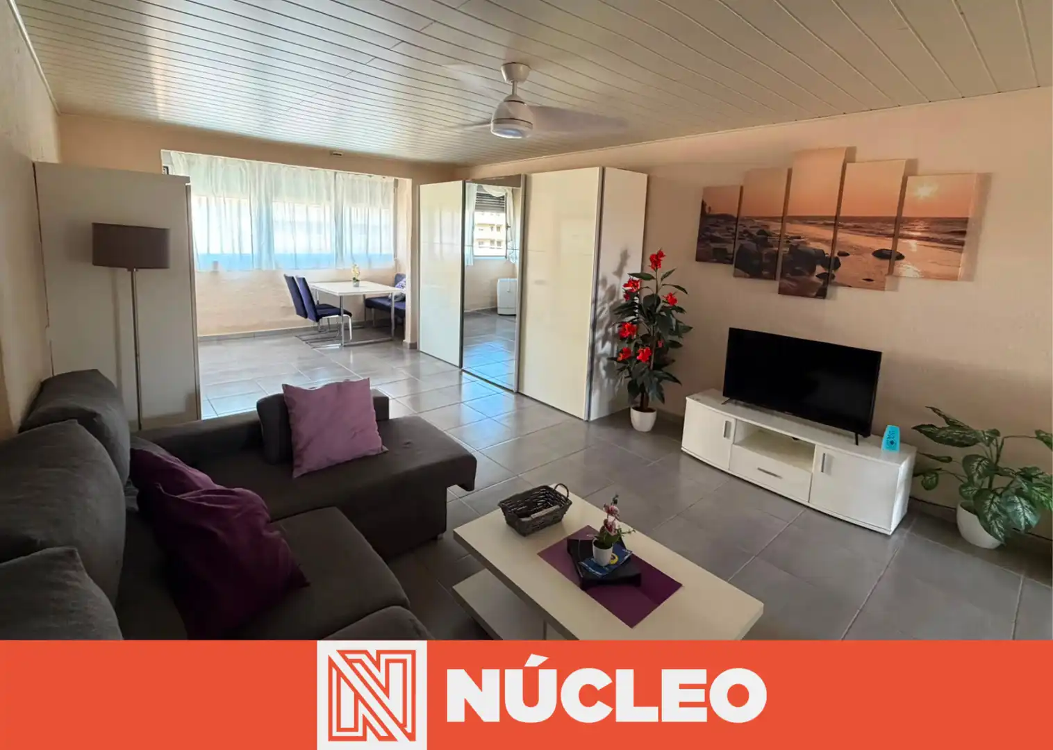Wohnzimmer von Wohnung zur Miete in Torrevieja mit Heizung, Möbliert und Waschmaschine