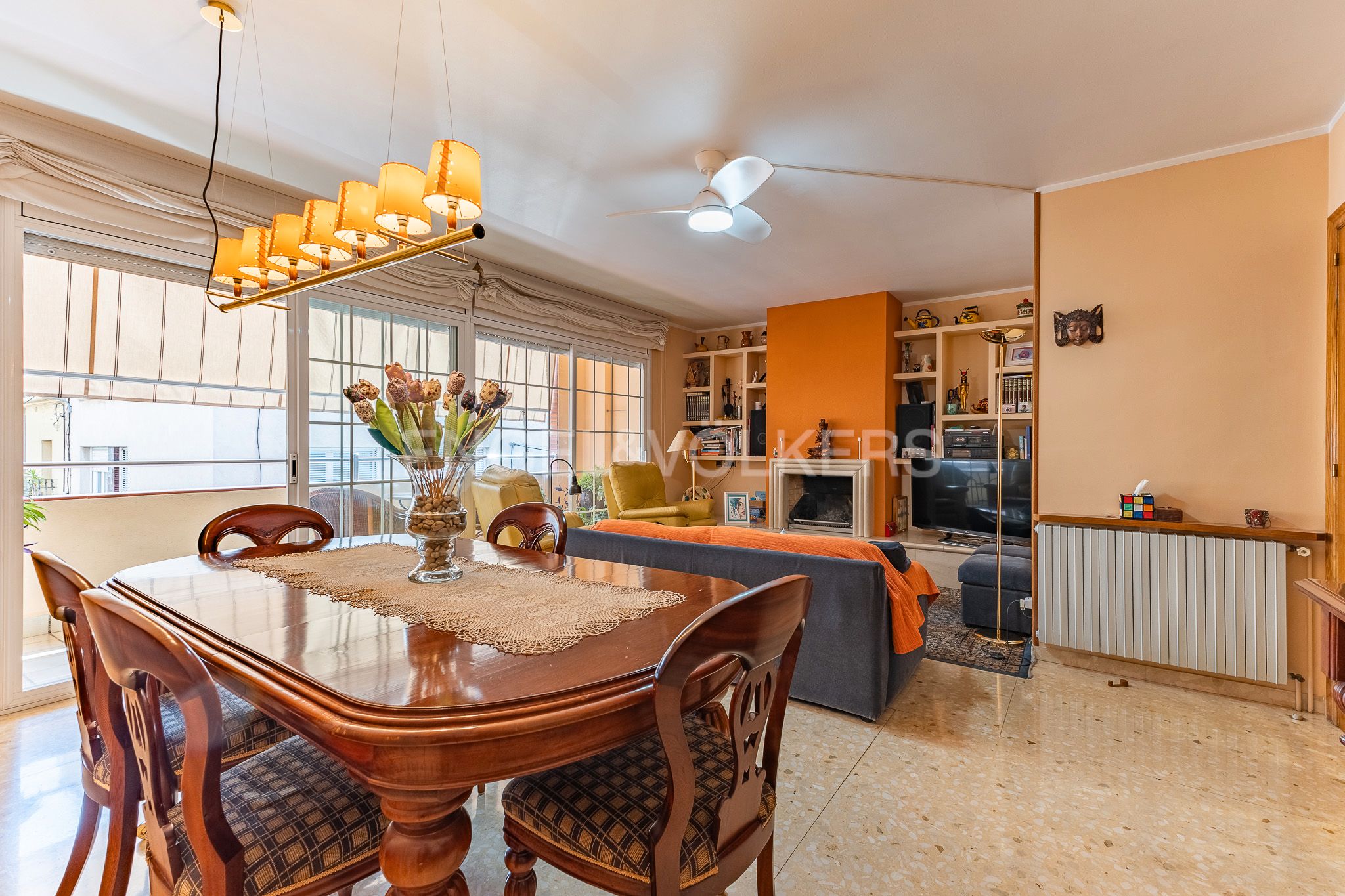 Living room of House or chalet for sale in Terrassa  with Air Conditioner, Heating and Terrace