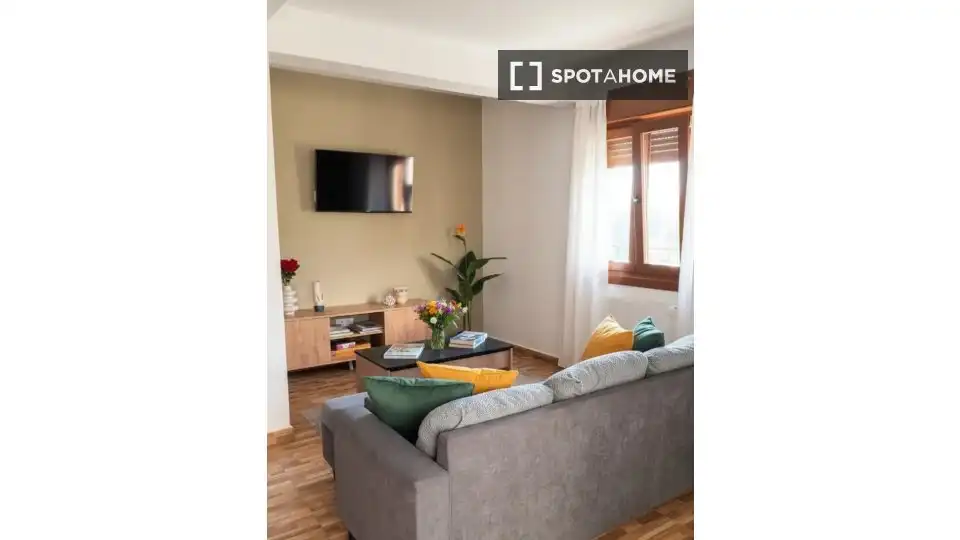 Sala d'estar de Apartament per a compartir en Vigo  amb Aire condicionat, Calefacció i Terrassa