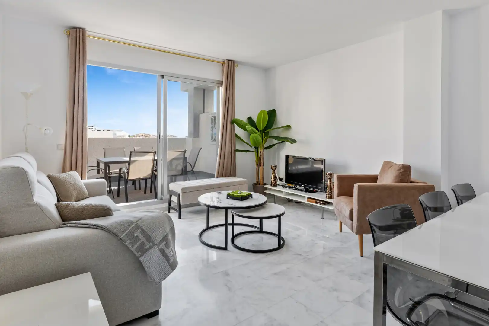 Living room of Attic for sale in Mijas  with Air Conditioner, Heating and Terrace