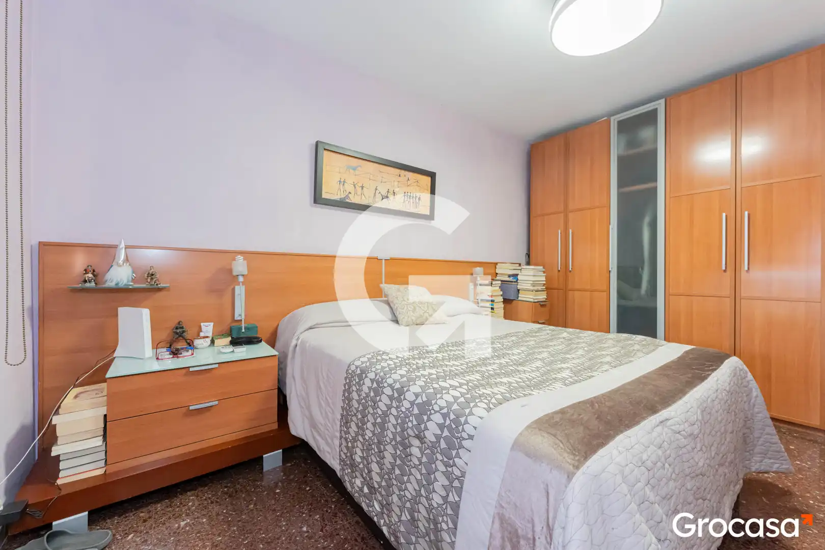 Bedroom of Flat for sale in Cornellà de Llobregat  with Air Conditioner, Heating and Balcony