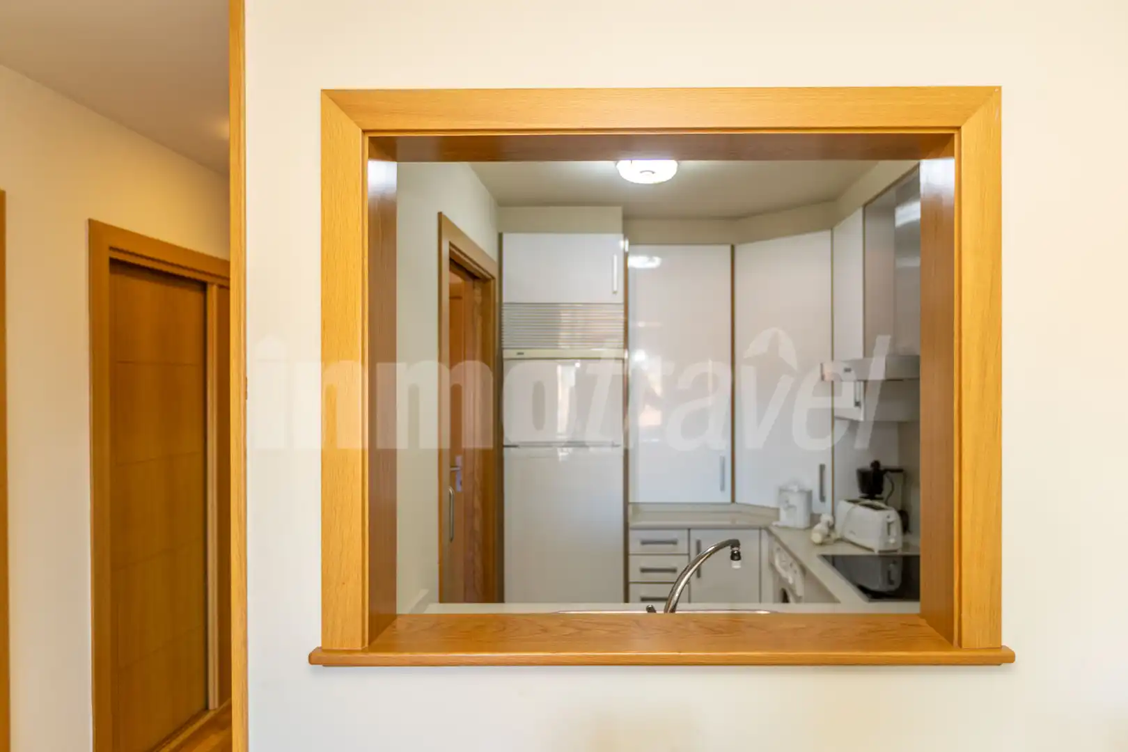 Cuina de Apartament en venda en Sanxenxo amb Calefacció, Parquet i Terrassa