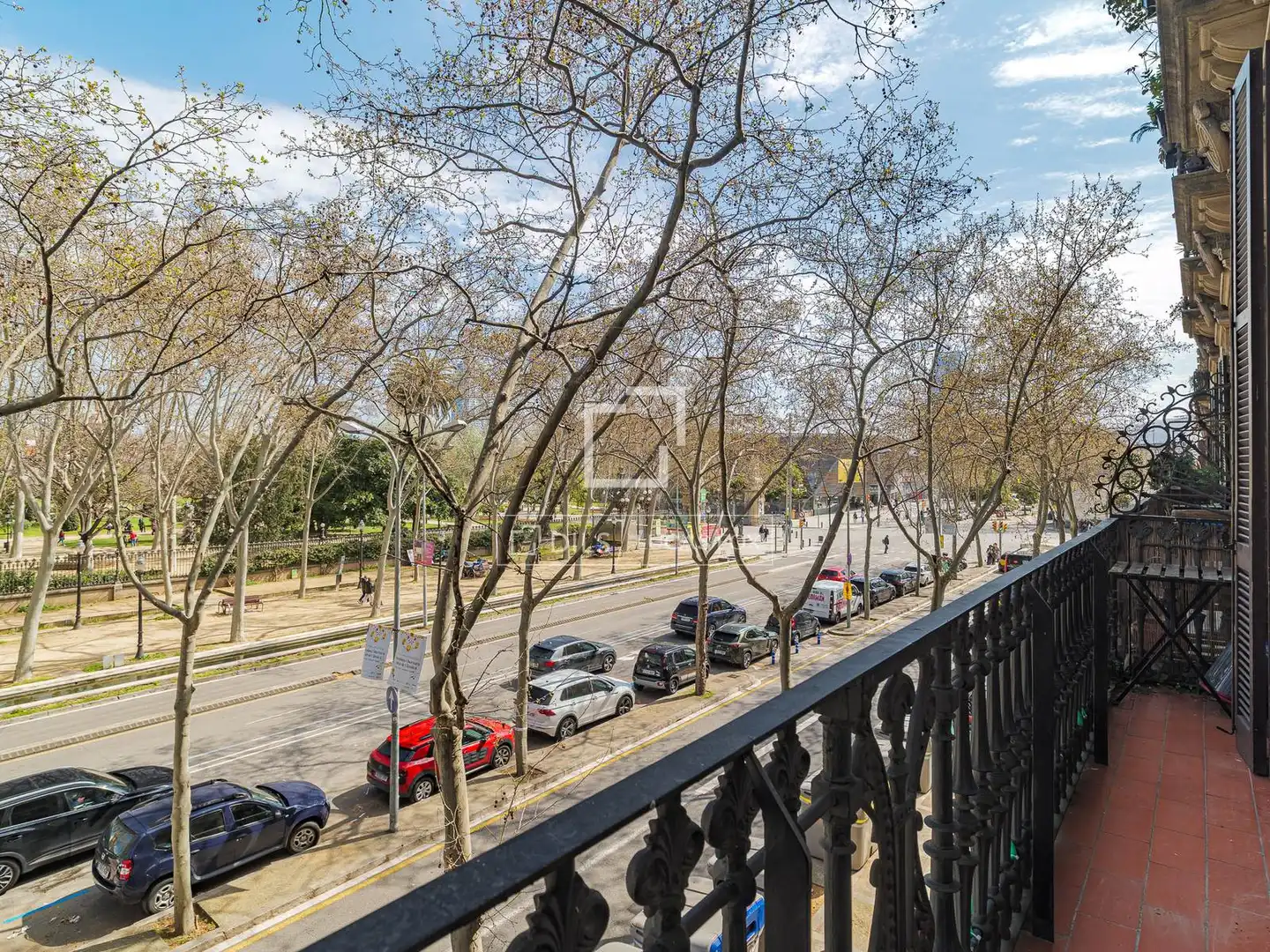 Außenansicht von Wohnung zum Verkauf in Barcelona mit Klimaanlage, Heizung und Parkett
