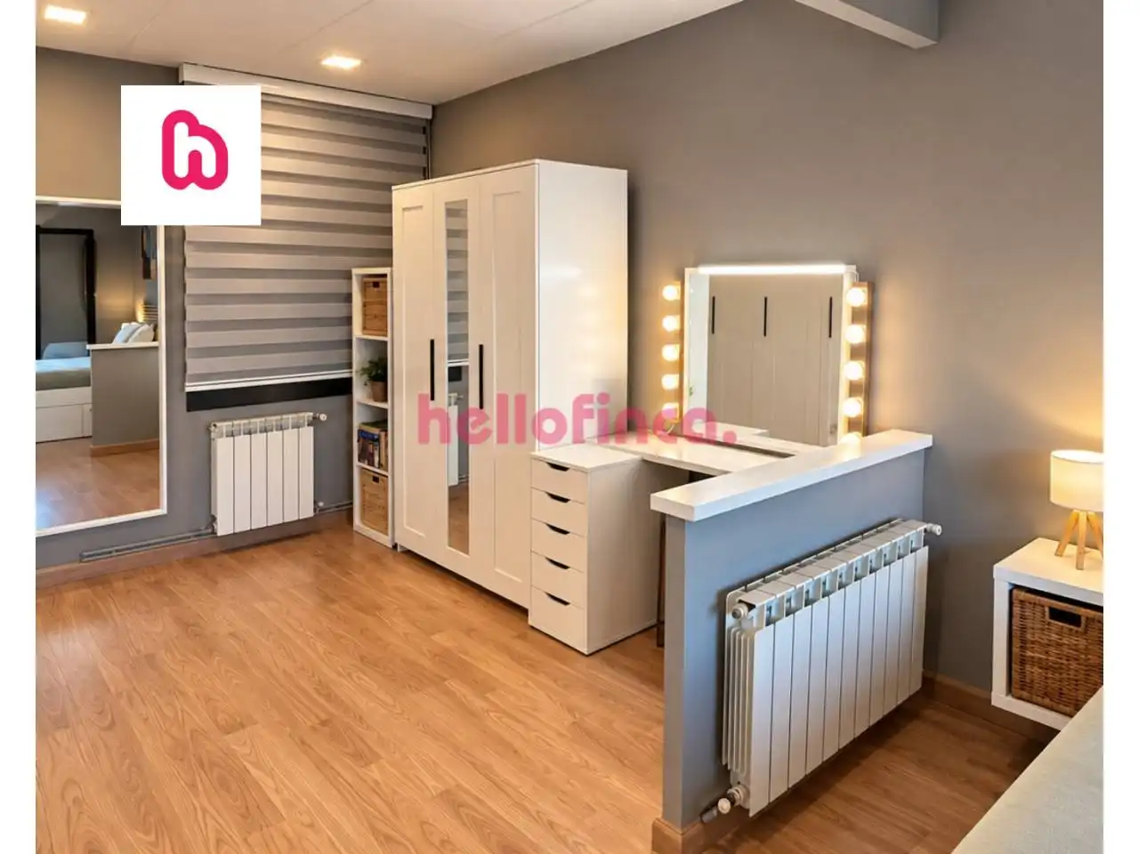 Bedroom of Flat for sale in Terrassa  with Air Conditioner, Heating and Parquet flooring