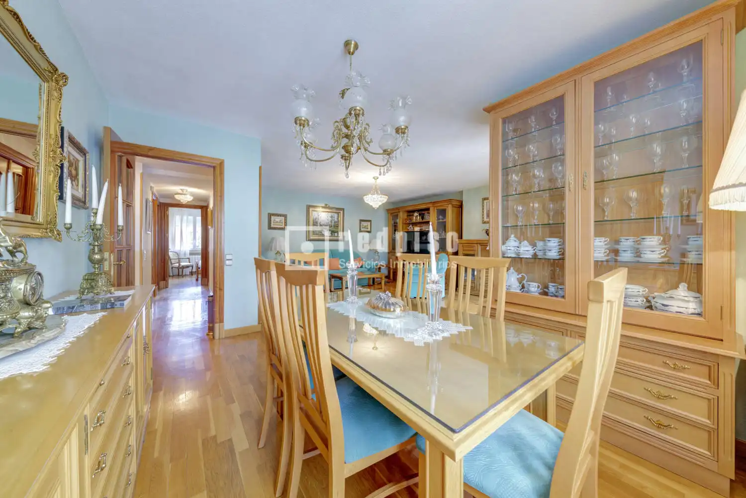 Dining room of Flat for sale in Pozuelo de Alarcón  with Heating, Private garden and Parquet flooring