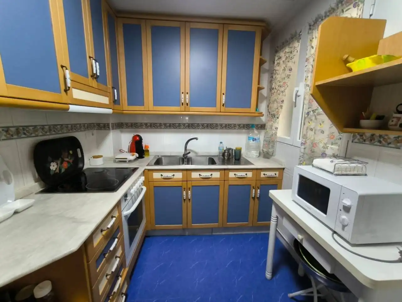 Cocina de Piso de alquiler en Albacete con Aire acondicionado, Calefacción y Balcón