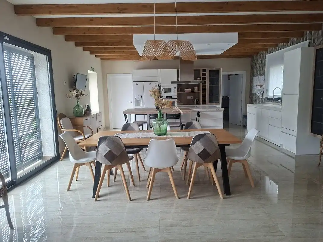 Dining room of Houses for sale in Hontecillas  with Air Conditioner, Private garden and Terrace