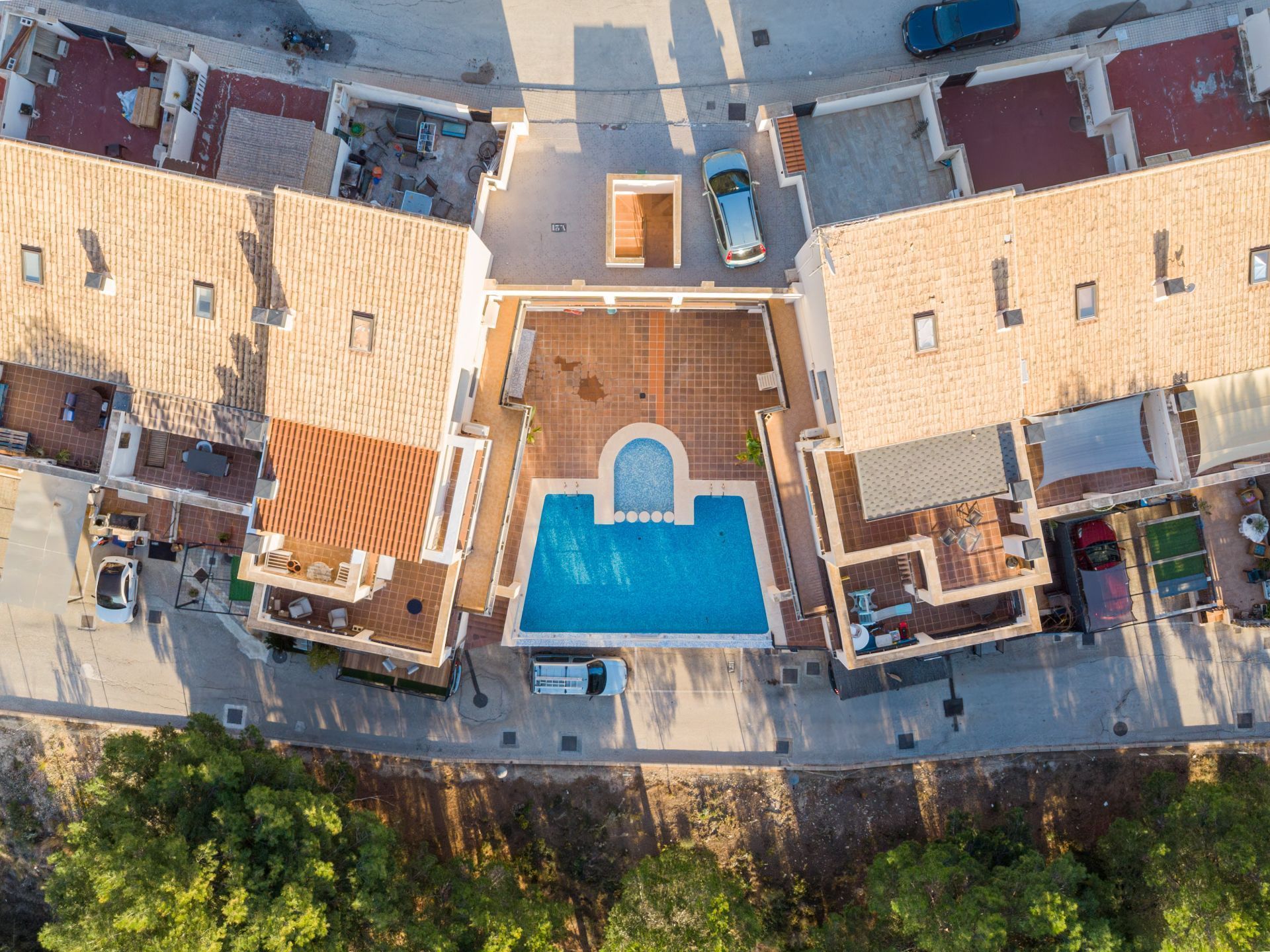 Exterior view of Single-family semi-detached for sale in Altea  with Air Conditioner and Terrace