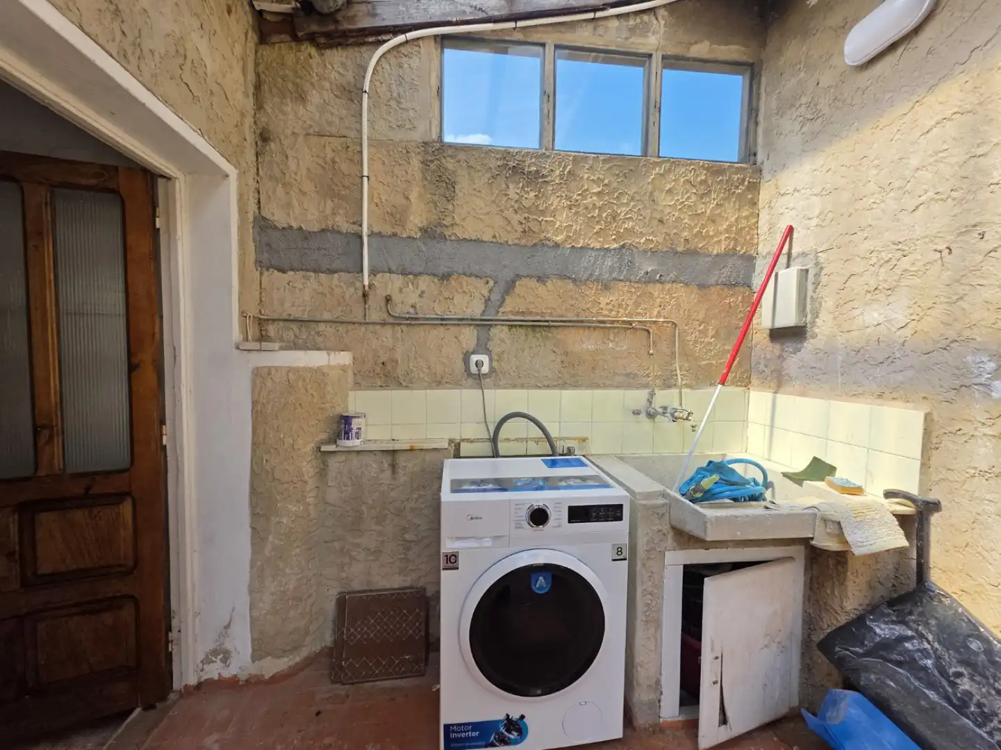 Cuina de Casa o xalet de lloguer en Siero amb Calefacció, Parquet i Terrassa