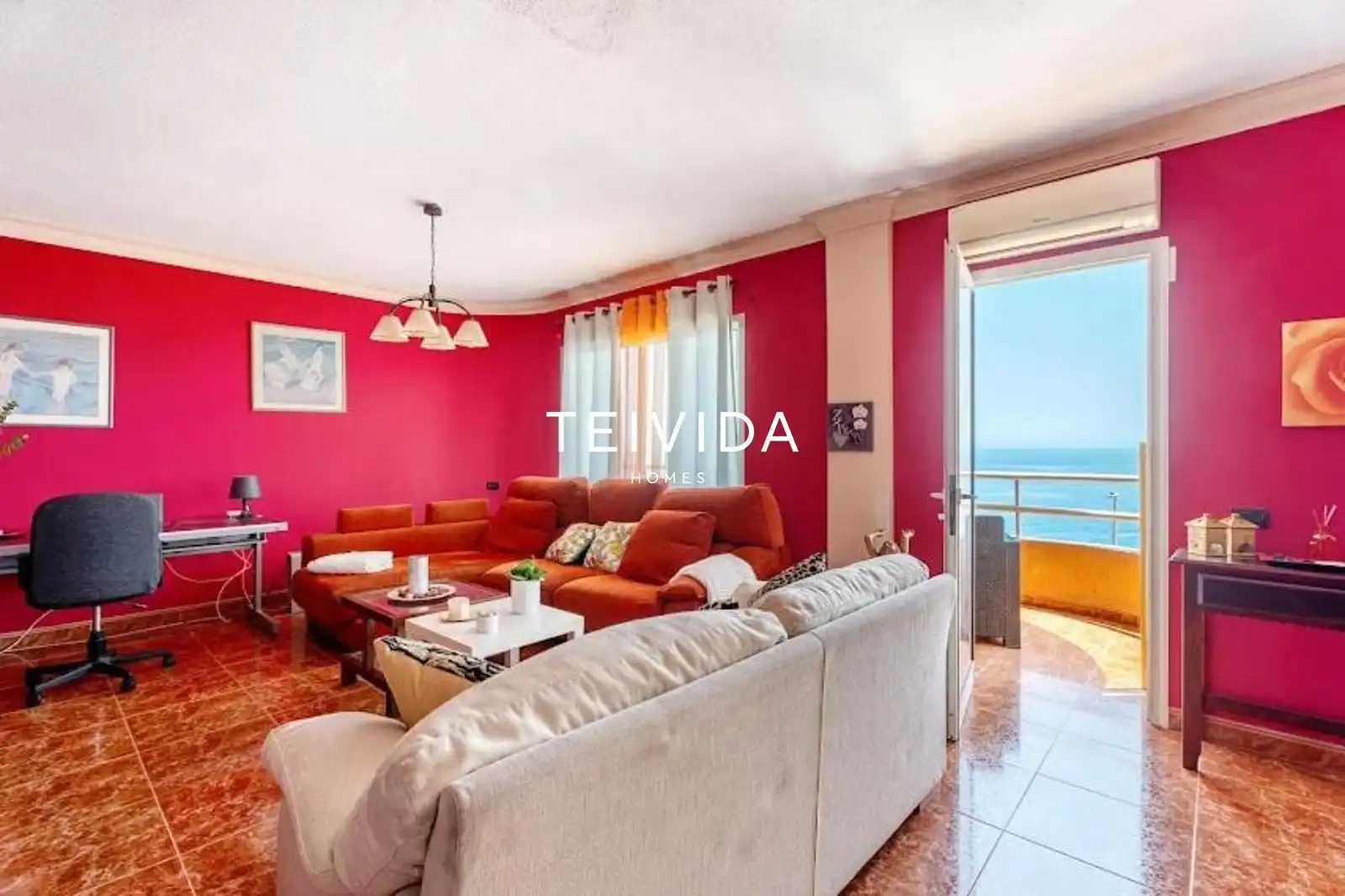 Living room of Flat for rent in El Rosario  with Air Conditioner, Terrace and Swimming Pool