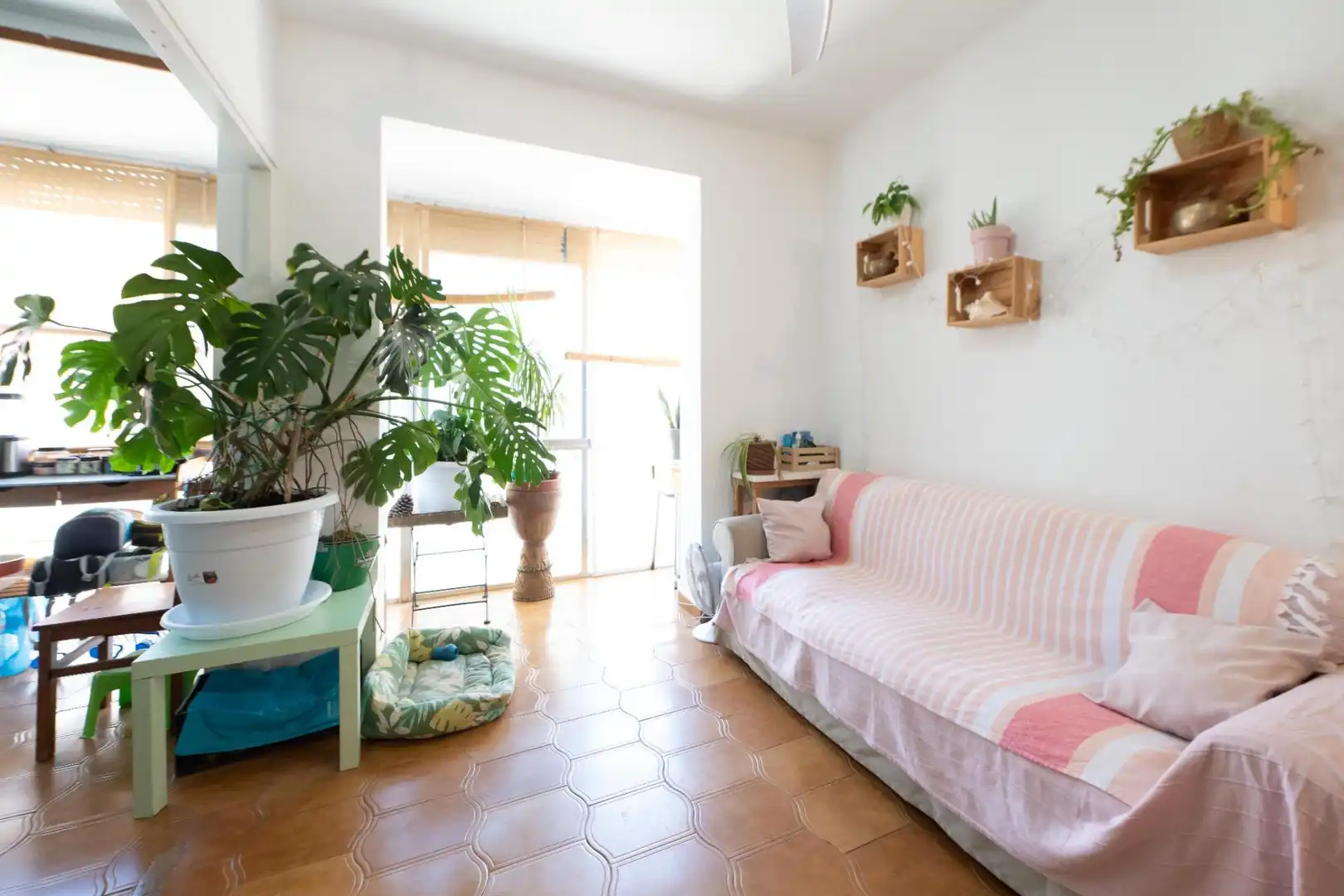 Sala de estar de Piso en venta en Malgrat de Mar con Calefacción y Balcón
