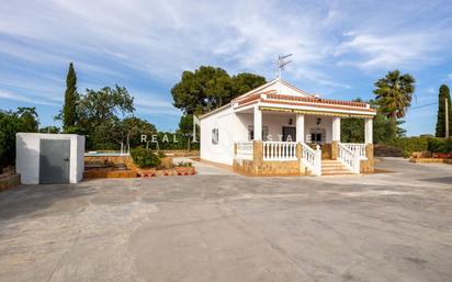 Vista exterior de Casa o xalet en venda en Náquera amb Jardí privat, Traster i Piscina
