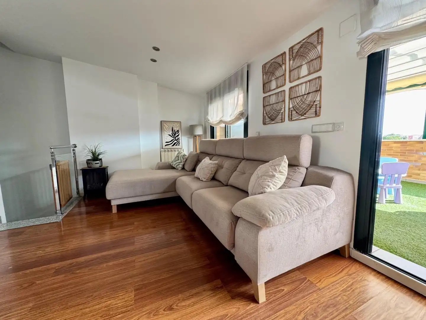Sala de estar de Ático en venta en Murcia con Aire acondicionado, Terraza y Balcón