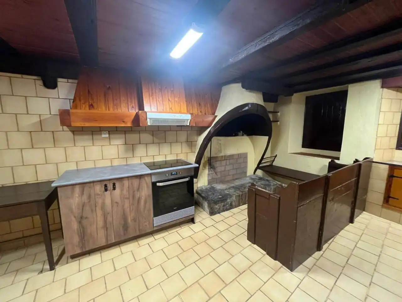 Cocina de Casa o chalet de alquiler en Vilada con Jardín privado