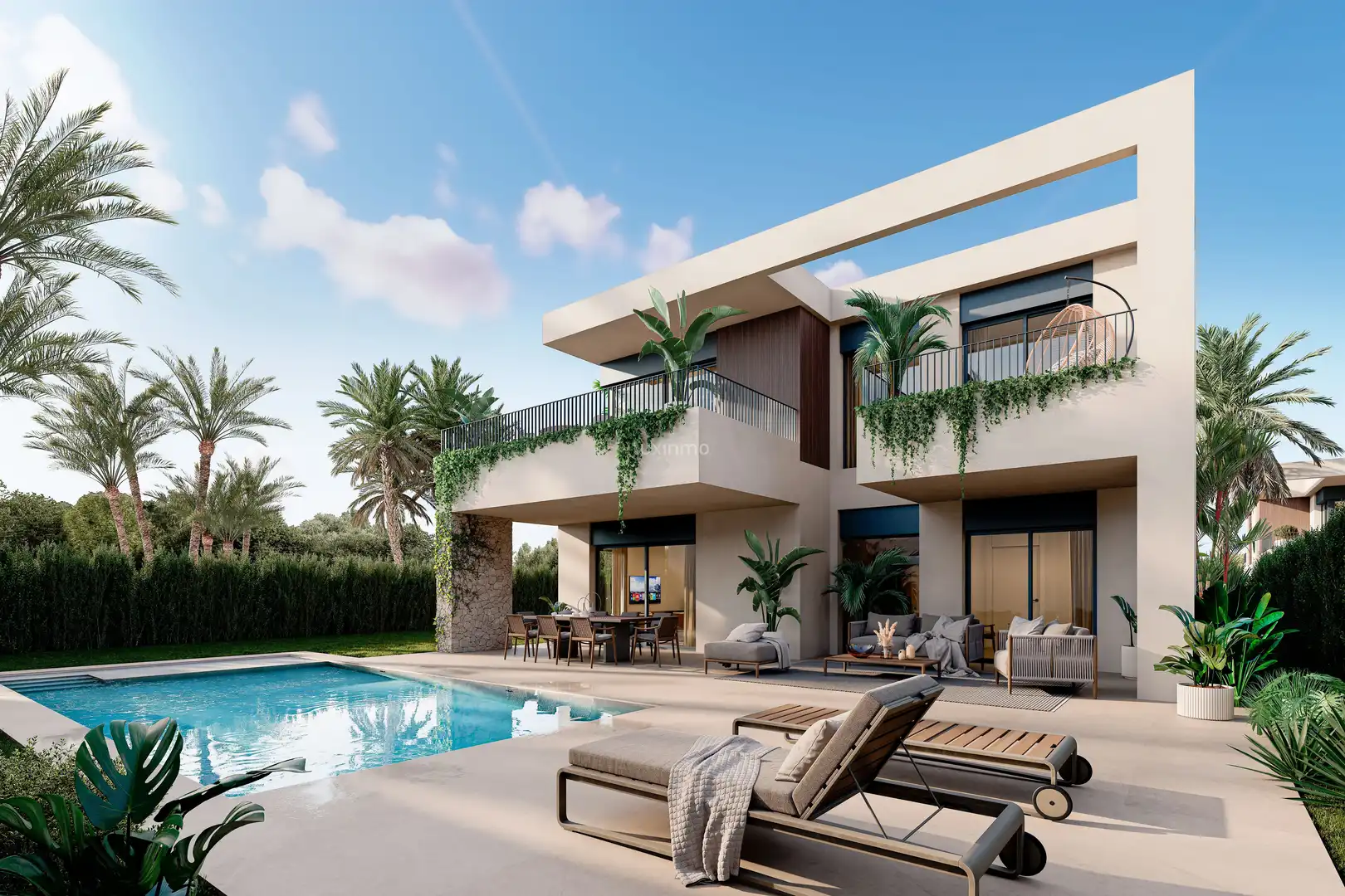 Chalet con piscina en venta en Garbinet - Vistahermosa