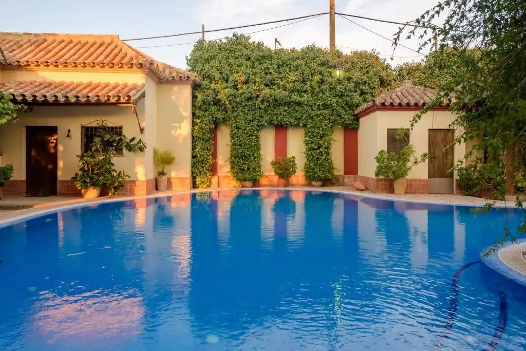 Swimming pool of Houses for sale in Sevilla  with Air Conditioner, Private garden and Terrace