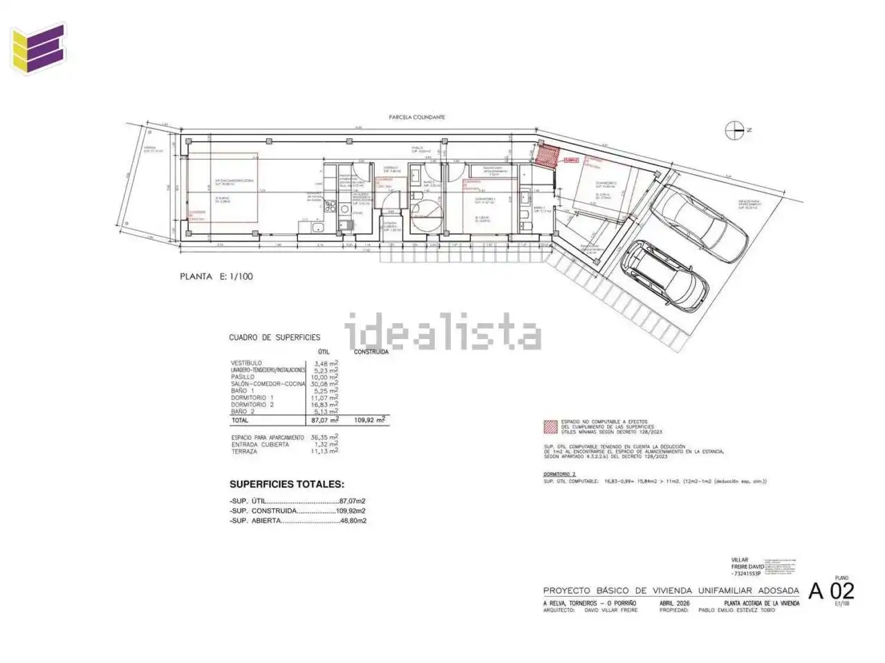 Terreno en venta en O Porriño  