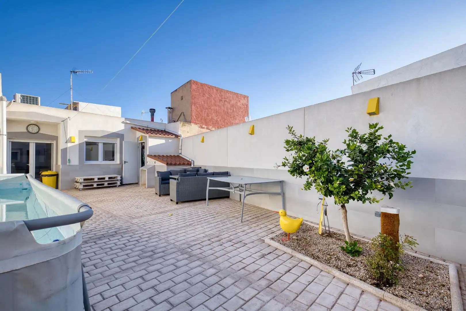 Terraza de Casa adosada en venta en Torre-Pacheco con Aire acondicionado, Calefacción y Jardín privado