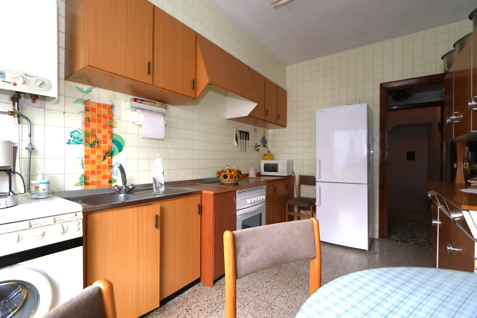 Cocina de Casa adosada en venta en Malpica de Bergantiños con Trastero, Amueblado y Balcón