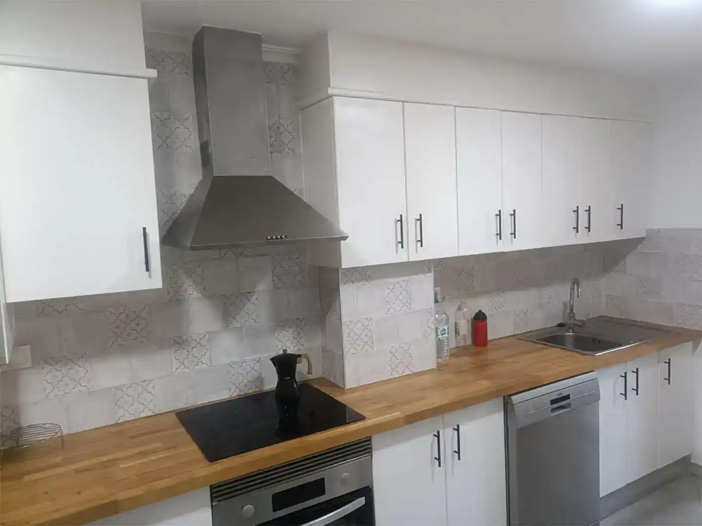 Kitchen of Flat for sale in Petrer  with Air Conditioner, Private garden and Storage room