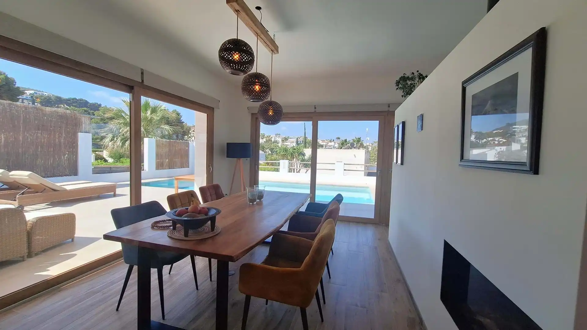 Dining room of Houses for sale in Jávea / Xàbia  with Air Conditioner, Terrace and Storage room