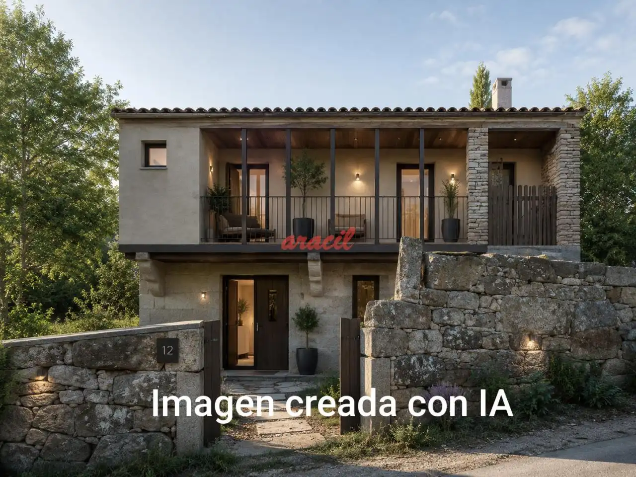 Vista exterior de Finca rústica en venda en Amoeiro amb Calefacció, Jardí privat i Balcó