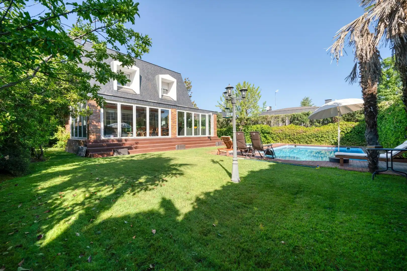 Jardín de Casa o chalet de alquiler en Pozuelo de Alarcón con Calefacción, Jardín privado y Terraza